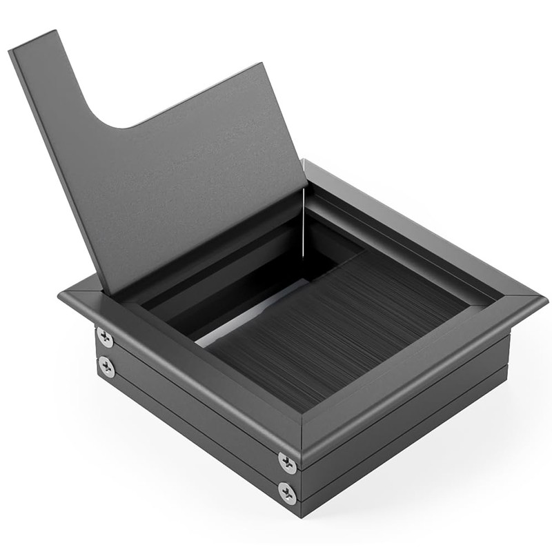 ATM® Desk Cable Grommet | Cable Box Aluminium with Integrated