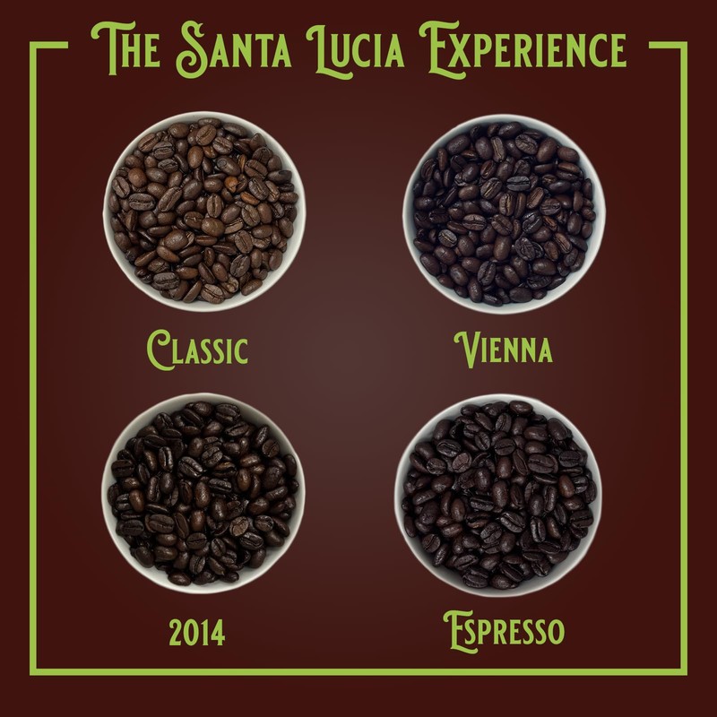Santa Lucia Coffee Café Crema Espresso Roast Coffee - Specialty