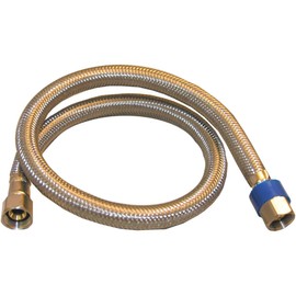 LASCO 10-0960 24-Inch Dishwasher Water Supply Line, Braided Stainless Steel, X 3/8-Inch Femal Compression, 1-Pack, Assorted