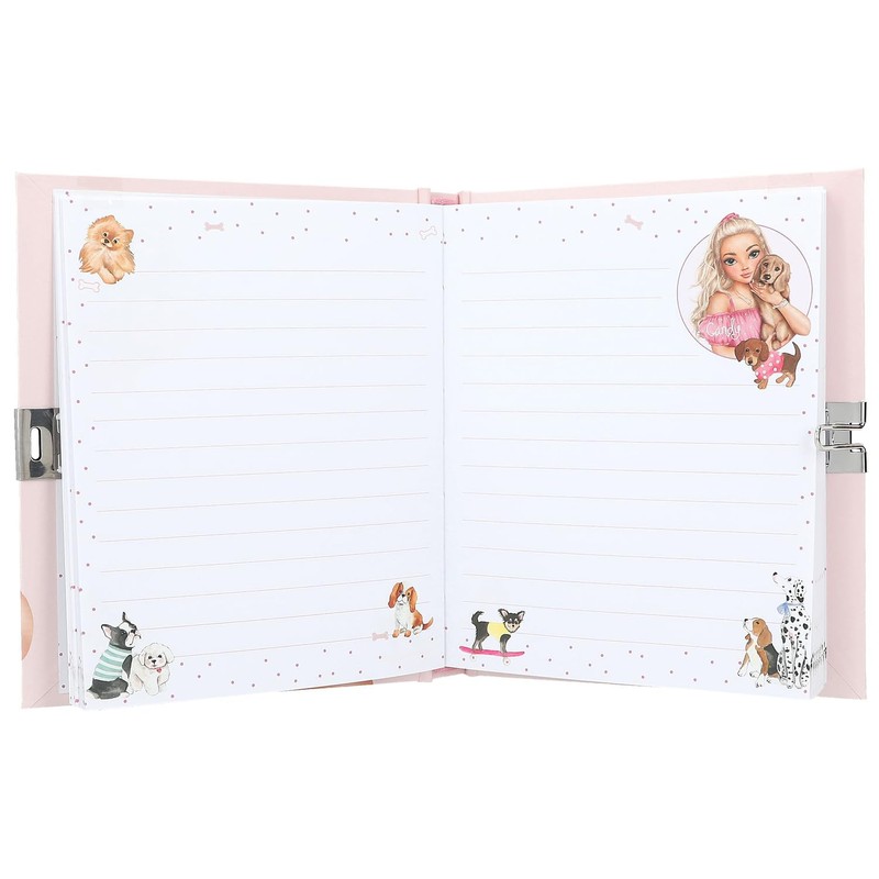 Depesche TOPModel Kitty and Doggy 12958 Diary in Beige with