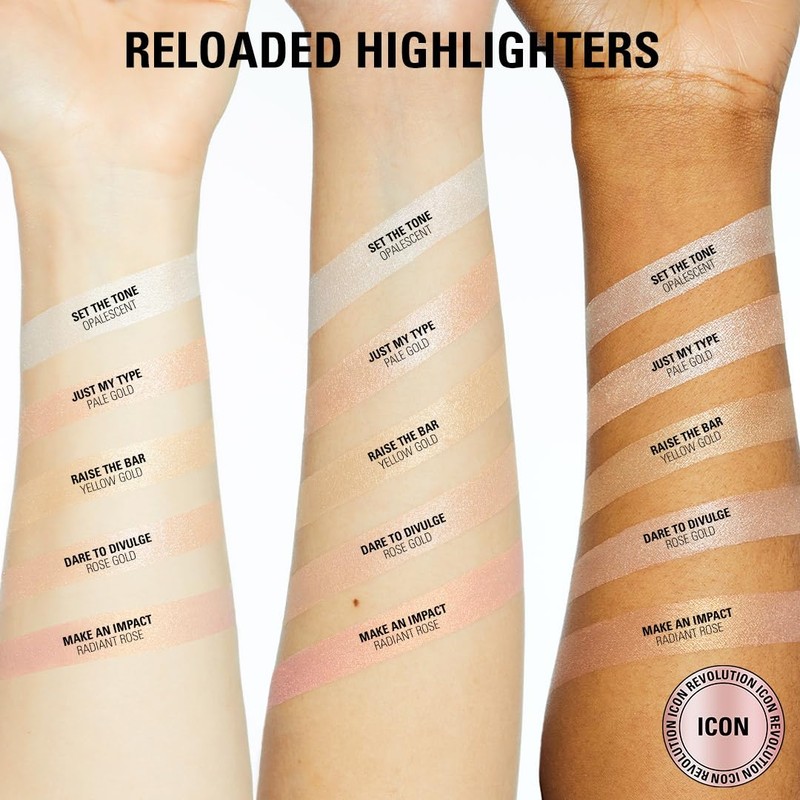 Revolution, Reloaded Pressed Powder Highlighter, Intensely Pigmented for a High