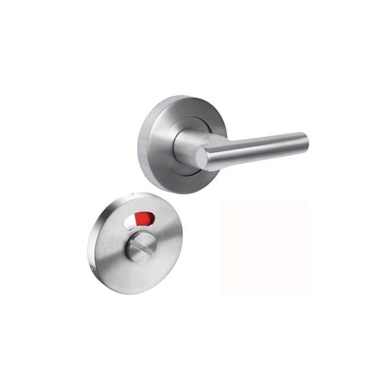Toilet Cubicle Locks with Extended Lever Turn to be Used