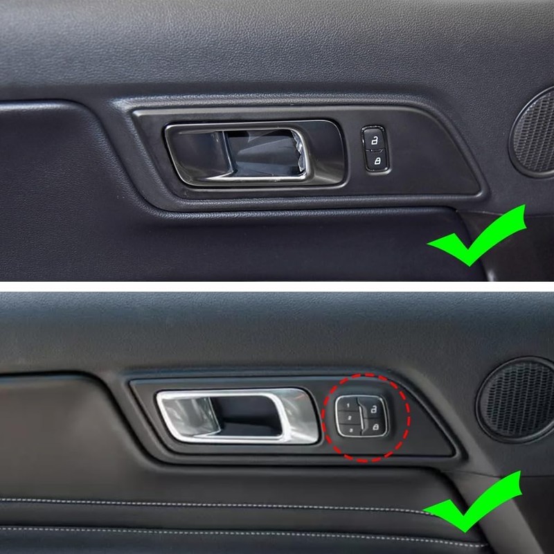 YINGTUU for Ford Mustang Accessories 2015-2025 Handle Switch Frame Cover