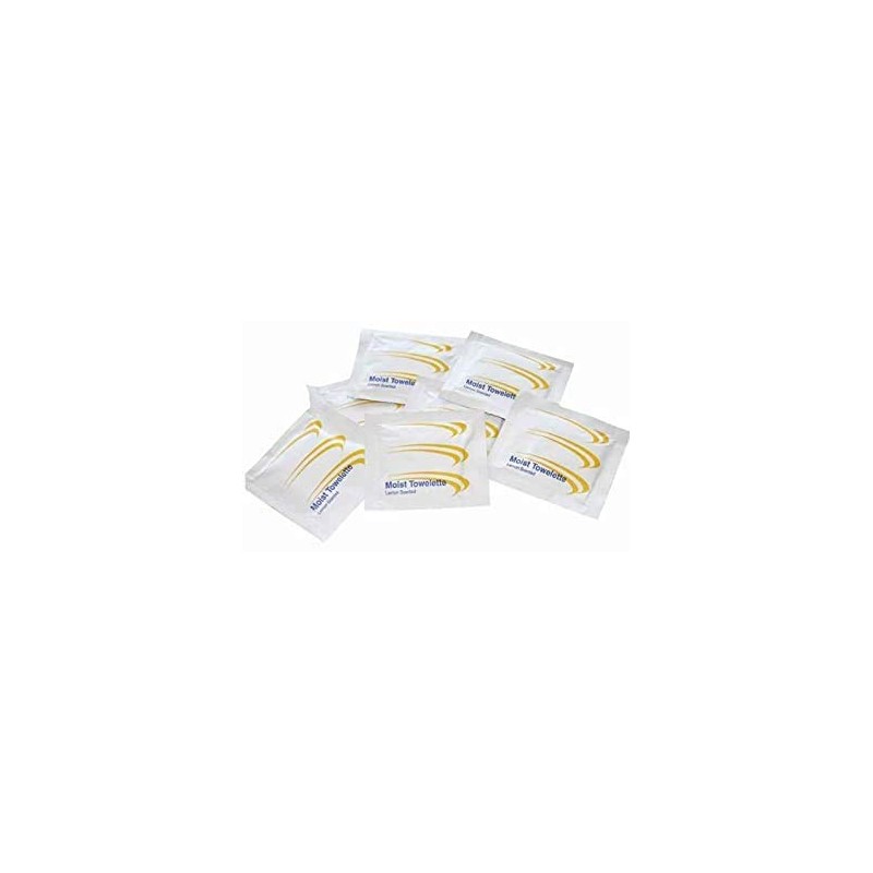 TOWELETTE, MOIST 4X6 , LEMON SCENT, 100 count