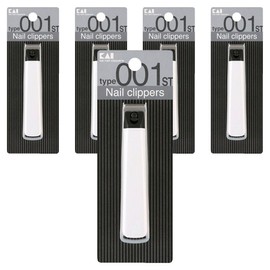 Kai straight nail toenail clipper 001ST M, 5 pieces / 카이 일자 손톱 발톱깎이 001ST M, 5개