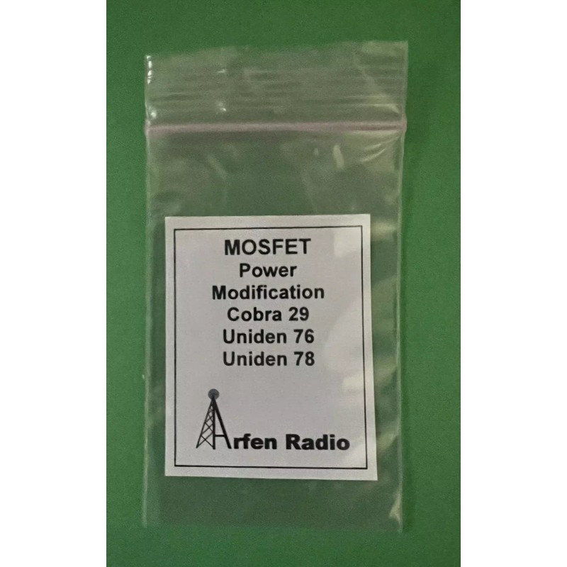 Cobra MOSFET Power Modification Kit for Cobra 29, Uniden 76,