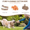 Nobleza 2 x dog toy rope made of 100% cotton,