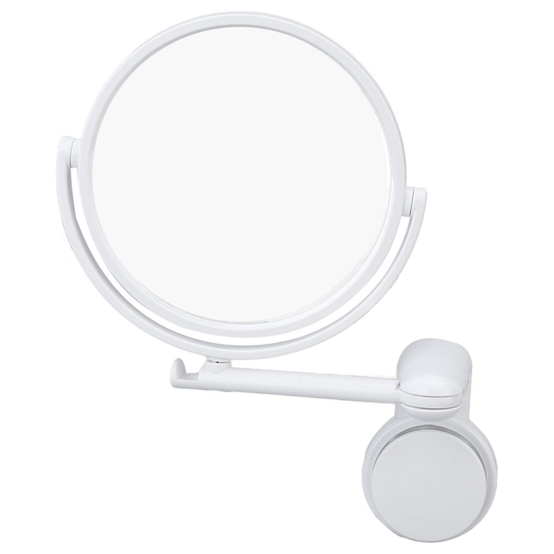 Wall Mount Makeup Mirror 360 Degree Rotation Clear Undistorted Single