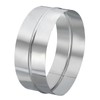 PATIKIL 10" Duct Connector, Galvanized Steel Duct Coupling Vent Coupler