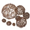 Happyyami 8 Pieces Rattan Balls Rattan Balls Craft Vase Filler