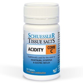 Schuessler Martin & Pleasance Schuessler Comb C Acidity 125 Tablets
