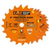 CMT 230.520.06 Precision Dado Set, 6-Inch x 20 Teeth FTG+ATB