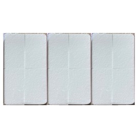 (3 bundles) (12 pieces in total) Mustaev Pro Makeup Sponge Block / (3묶음)(총12개입)머스테브 프로 메이크업 스펀지 블록