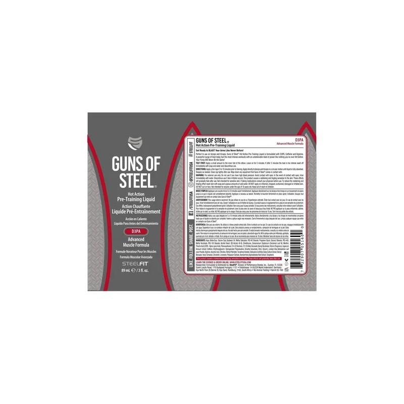 Locion Pro Tan Guns Of Steel 3 Oz Bicep Gym