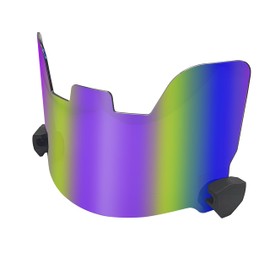 Fenduoer Football Visor,Eye-Shield Visor for Helmet, Clear Visor Fit, Scratch Resistant, UV Block, Anti-Fog for Adult&Youth Football Helmet with Clips(Purple)