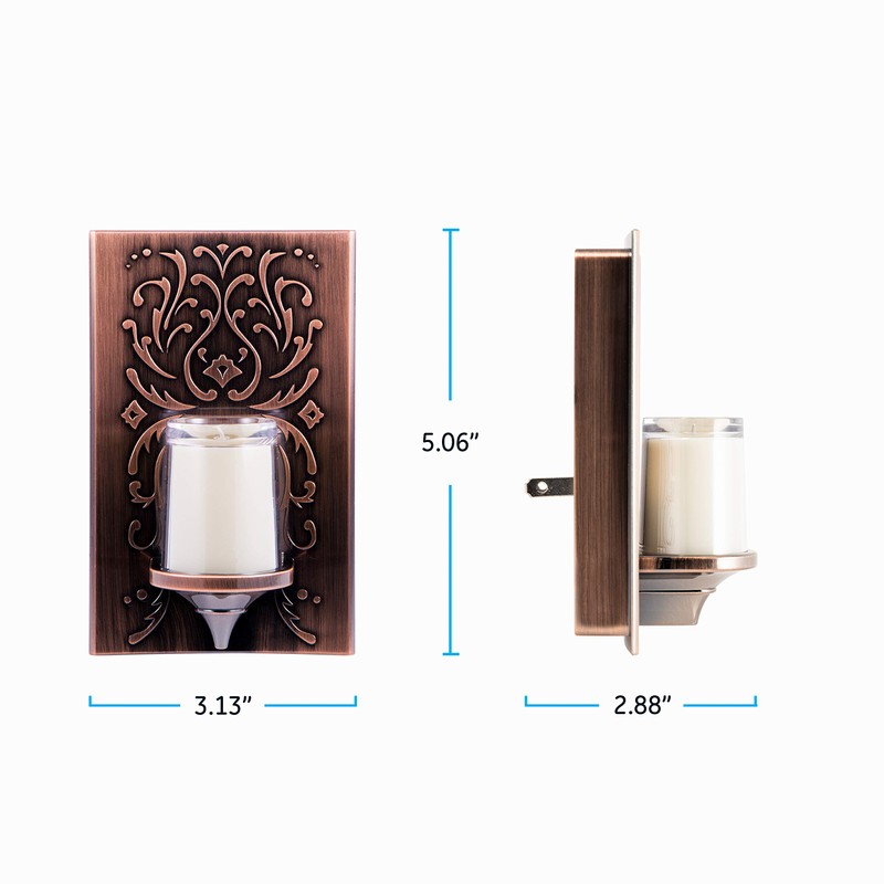 GE 11258 LED CandleLite Night Light, Plug-in, Light Sensing, Auto