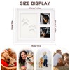 Pet Paw Print Photo Frame Kit with Clay - Dog