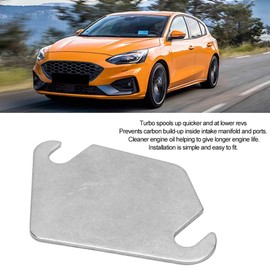 KIMISS Stainless Steel EGR Blanking Block Plate Gasket Fit for Fiesta 1.4 1.6 (Without Hole), KIMISSzoxgcgiefb-12