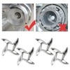 4PCS Meat Grinder Blade, Food Grinder Blade Mincers Replacement (#12)