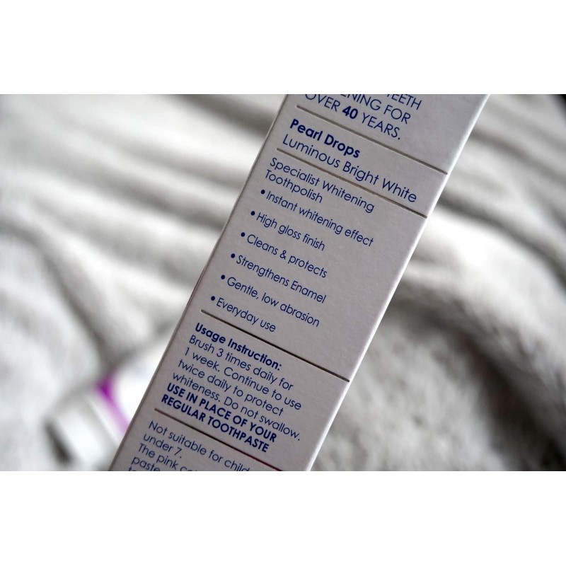 Pearl Drops Luminous Bright Professional Daily Toothpaste, 75ml