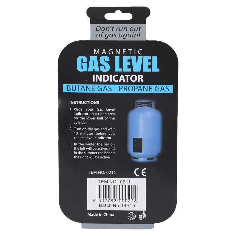 5pcs Gas Level Indicator Portable Magnetic Propane Fuel Level Indicators