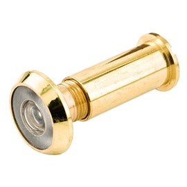 Prime-Line MP4020-2 Door Viewer, 190-Degree, 9/16-Inch Diameter, Brass Finish, Pack of 2, 2 Piece