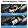 Center Console Organizer for 2025-2026 Toyota Camry, Armrest Storage Tray