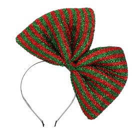 Framendino, Christmas Bow Head Bands Sequins Bow Hair Hoop Xmas Hairband Christmas Hair Accessories for Costume Supplies