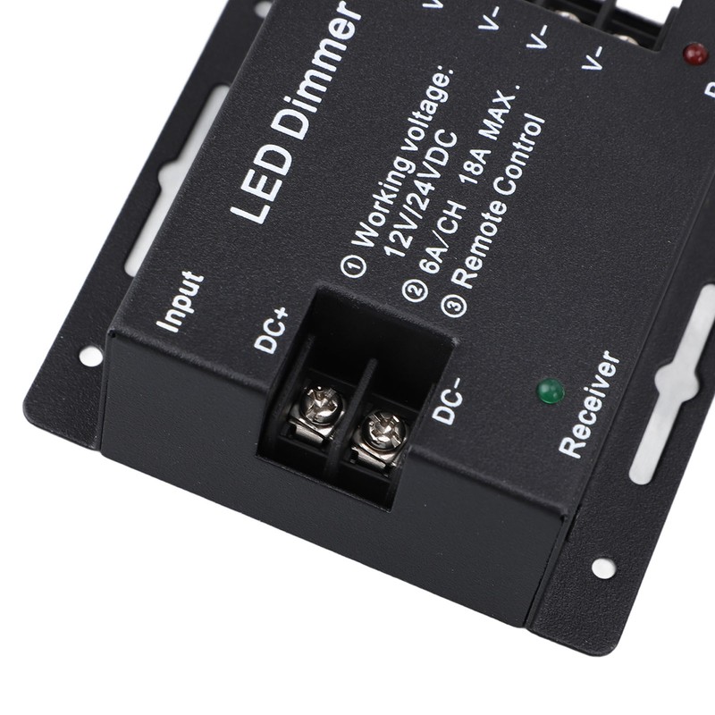 Dimmer Switch DC 12V‑24V 18A PWM LED Light Strip Dimmer