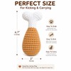 Zasle Handmade Crochet Cat Toy, Catnip & Crinkle Drumstick, 2