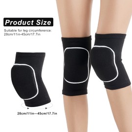JNYUTEEN 1 Pair of Volleyball Knee Pads, Elastic Knee Pads, Sports Kneecap Pads, Adult Men and Women, Volleyball, Basketball, Tennis, Running