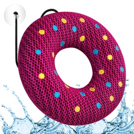 PELONI 1-Pack Hot-Tub-Scum-Absorber Doughnut Oil-Absorbing-Spa-Sponge-Hot-Tub-Floating-Sponge Pool-Cleaning-Sponge Hot-Tub-Scum-Bug-Reusable Soak-Up-Songe Keep Water Cleaner-Hot-Tub-Accessories Adults