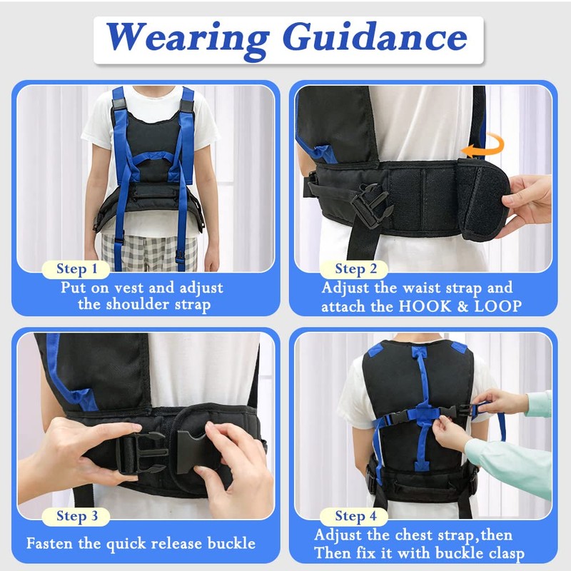 Gait Belt for Senior Transfer Belt Gait Belt with Handles