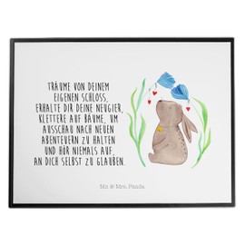 Mr. & Mrs. Panda Desk Mat Rabbit Flower - Easter Gifts, Easter Decoration, Gift, Easter Gift, Hope, Stationery, Easter Decoration