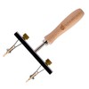 Adjustable pasta cutter, 2 flute-edged brass blades, Cod. 20OT
