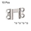 sourcing map Picture Hangers, 36mm 4-Hole with Screws for Frame