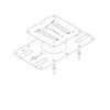 PAW International 200mm x 100mm Polymer RV TV Adapter KIT