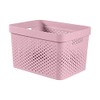 CURVER Infinity 17L Recycled Multipurpose Storage Basket, Stackable and Interlockable,