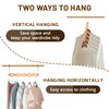 LALAGO Space Saving Clothes Hangers, Pack of 12 Multiple Wooden