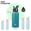 Konokyo 32 oz Insulated Water Bottle Stainless Steel Sport Bottles