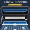 Choisonye Vacuum Sealer Machine, Food Sealer Machine 85kpa Automatic 8-in-1