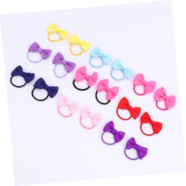 Totority 36pcs Boutique Hair Bows for Girls Elastic Tie Rubber Band Hair Accessories for Boy Girl and Toddlers Random Grosgrain Ribbon Pigtail Holders