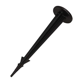 Garden - 50 x Weedproof Fabric Anchors and Nails - UV Resistant Plastic - 100mm Length - Rustproof - Flat Head for Stability and Grip