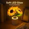 Sunflower LED Night Light with Rechargeable Design – Decorative Flower