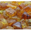 Budawi® Genuine Amber Tumbled Stone Hand Stone Pocket Stone, Gemstone,