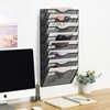PAG Hanging Wall File Holder Organizer Mail Sorter Literature Rack