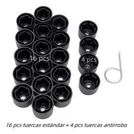 20 Pcs Tapones Cubre Birlo Volkswagen Jetta Golf Accesorios                                                                                           