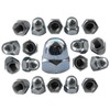 M8 Dome Hex Nuts Zinc Plated Steel Domed Hexagon Head