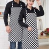 2PCS Apron with Pocket Chef Butcher Kitchen Restaurant Cook Wear