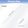 M METERXITY Pack of 16 Round Aluminum Rods, 3mm (1/8")